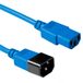 ACT Koudeapparaatkabel 5m, C13 naar C14 verlengkabel, IEC-stekker naar bus 3-pins - AK5430 blauw