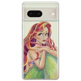 ERT GROUP Mobiele telefoonhoes voor Google PIXEL 7 Origineel en officieel gelicentieerd Disney Ariel 004-patroon perfect passend bij de vorm van de mobiele telefoon, gedeeltelijk bedrukt