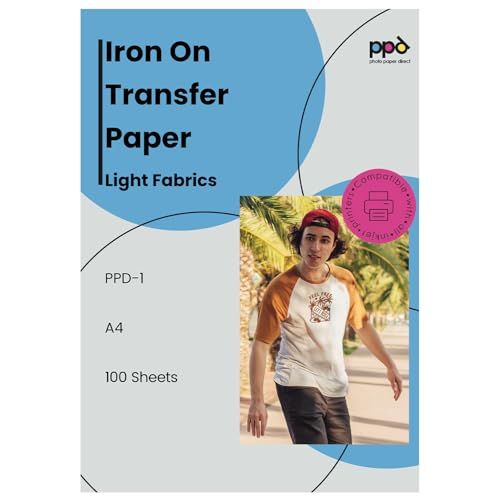 PPD 100xA4 PREMIUM Inkjet T-shirt Transfer Papier