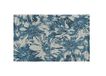 BIANCHERIAWEB Tapijt voor woonkamer, velours, antislip, motief bloemen, kleur jeans Suardi