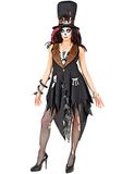 Widmann Voodoo jurk dames XL Bruin/Zwart