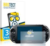 BROTECT Screenprotector 3 Stuks voor Sony Playstation Vita Transparant