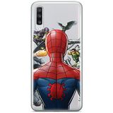 ERT GROUP mobiel telefoonhoesje voor Samsung A70 origineel en officieel erkend Marvel patroon Spider Man 004 optimaal aangepast aan de vorm van de mobiele telefoon, gedeeltelijk bedrukt