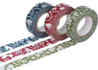 Classiky Set met 3 Masking Tape Washi Forest of eekhoorntjes, verschillende kleuren, 15 mm x 15 m.