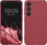 kwmobile telefoonhoesje geschikt voor Samsung Galaxy S23 - Hoesje voor smartphone - In donkerroze