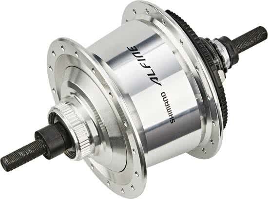 Shimano Alfine SG-S7001-8 naaf 8 Gang disc Centerlock zilver 36-gaats