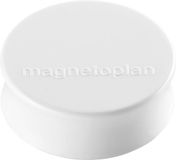 Magnetoplan Magneet (Ø x h) 34 mm x 12.5 mm Rond Wit 10 stuk(s)