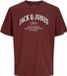 JACK & JONES JJEDENVER LOGO TEE SS O-NECK SN Heren T-shirt XXL Fired Brick