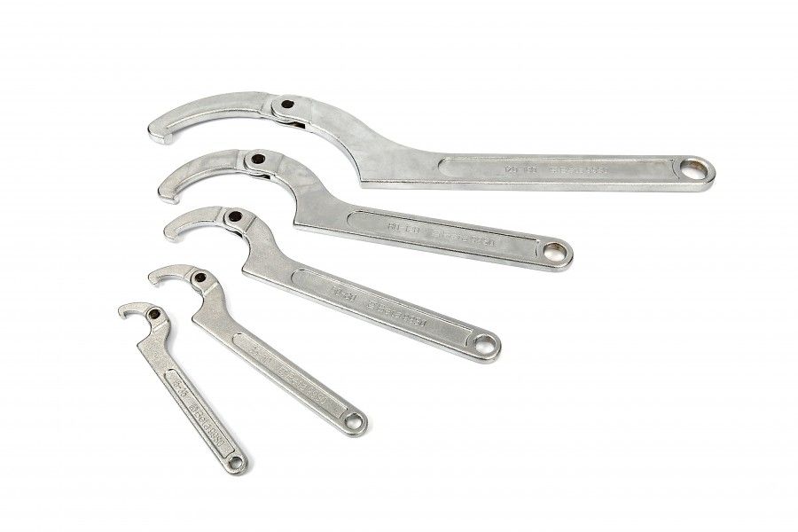 Beta 50 - 80 mm Hook Wrenches With Hinged Hook