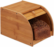 Relaxdays Broodtrommel Bamboe - Met Schuifdeksel - 27 x 20 x 18 cm