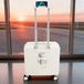 Valise rigide, trolley cabine - Valise de cabine, 46 cm - Ouverture avant - Multifonctionnel - ABS - Convient comme bagage à main - Blanc