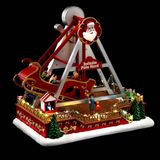 ATMOSPHERA CREATEUR D'INTERIEUR Feeric Lights & Christmas Verlicht Kerstdorp - Kerstmanboot - 33 cm