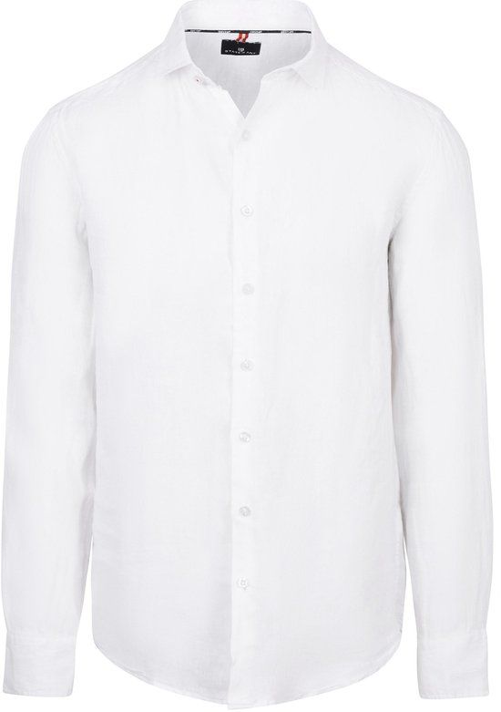 State of Art Linnen Casual Overhemd Wit