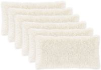 vidaXL - Taie d'oreiller - 6 pièces - HEERLEN - Blanc - 40 x 70 cm - Coton satiné