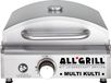Allgrill MULTI-KULTI Gasgrill mit Steakzone-Keramikbrenner und Zündsicherung