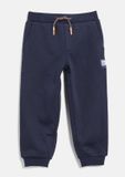 s.Oliver Joggingbroek met relaxte pasvorm en fleece binnenkant navy