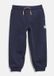 s.Oliver Joggingbroek met relaxte pasvorm en fleece binnenkant navy