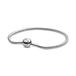 PANDORA Damesarmband met balsluiting, Smooth 925 Zilver 20 cm