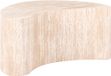 Beliani Salontafel Travertijneffect Beige MDF 89x44x40 cm