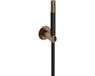 Hotbath Cobber M443 staafhanddouche met wandsteun en doucheslang 150cm messing verouderd verweerd