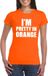 Bellatio Decorations Shoppartners Bv I'm pretty in orange t-shirt oranje dames XS