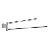 Gedy Tonale Chrome dubbele scharnierende handdoekhouder