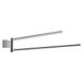 Gedy Tonale Chrome dubbele scharnierende handdoekhouder