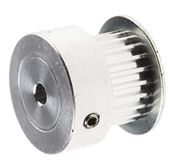 RS PRO Stalen tandriemschijf voor 6,4 mm riemen, 22 tanden/verdeling 2 mm, boring 3 mm