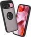 Techsuit Hoesje geschikt voor Google Pixel 9 / 9 Pro - Glinth Back Cover met ring en magneet - Zwart