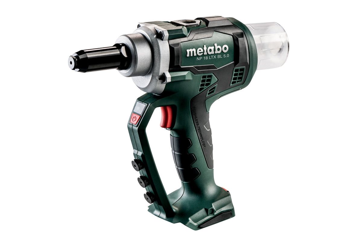 Metabo NP 18 LTX BL 5.0 - Popnageltang - Zwart, Grijs