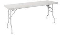 Fiesta Vogue RVS inklapbare werktafel 1830x610x780
