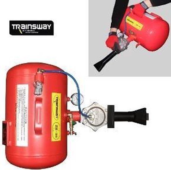Fabbri Air booster groot - Rood - Metaal