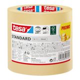 tesa Afplaktape STANDARD - Set van 2 - Lichtbeige - 50 m x 50 mm