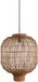 Light & Living Suspension DORZAN rotin marron Ø42x53,5 cm