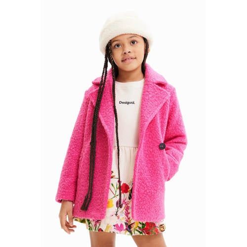 Desigual Teddy Tussenjas - Fuchsiaroze