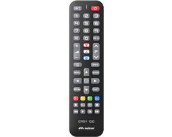 Meliconi 808056 Afstandsbediening IR Draadloos TV Drukknopen Zwart