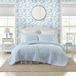 Oxford Quiltset, souple, bleu (Oxford streep), maat Twin, 2-delig