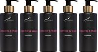Splashbox Cosmetics Shower & Wash Hamam 300 ml - gouden pomp - 5 stuks