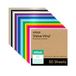 Cricut Value Permanent Vinyl - 50ft Rainbow Sampler, 12" x 12" Vellen (50 tellen)