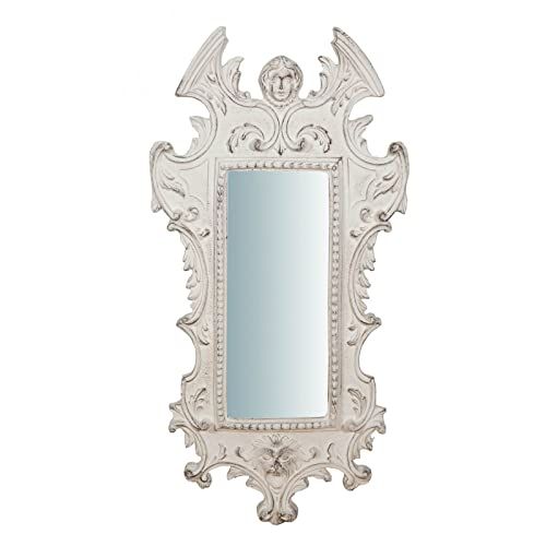 BISCOTTINI INTERNATIONAL ART TRADING Shabby Chic wandspiegel 65x35 cm | Decoratieve wandspiegel | Ingangspiegel