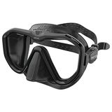 Seac Appeal, Made in Italy duikmasker met enkele lens en 3D gesp direct op het gelaatsstuk