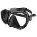 Seac Appeal, Made in Italy duikmasker met enkele lens en 3D gesp direct op het gelaatsstuk
