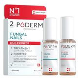 PODERM Traitement Fongique 2en1 pour Ongles d'orteil | Pack Duo - Sérum & Booster