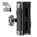 NEEWER Lichte zijgreep, camerakooigreep met siliconen profielhandgreep, dubbele schroef 1/4 inch, 1/4 inch schroefdraad, koude kam, verticale instelling, compatibel met SmallRig NEEWER Cage, CA067H
