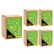 Idena 30256-5 - LED micro lichtketting met 20 LED's in warm wit, 5 stuks, met USB-stekker, elk 1,25 m lang