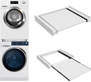 Heimate® Tussenstuk Wasmachine Droger - Stapelkit - Premium - Wit