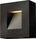 Hinkley LED Wand Buitenlamp Luna | 7W 2700K 600Lm | IP44 | Dimbaar | Satin Black