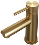 Brauer Gold Edition Lage Opbouw Wastafelmengkraan Model A Goud Geborsteld PVD