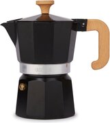 La Cafetière Espresso Maker, 3 Kopjes, Aluminium, Zwart - | Venice