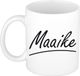 Bellatio Decorations Shoppartners Bv Maaike Naam Koffiemok - Wit - Keramiek - 300ml
